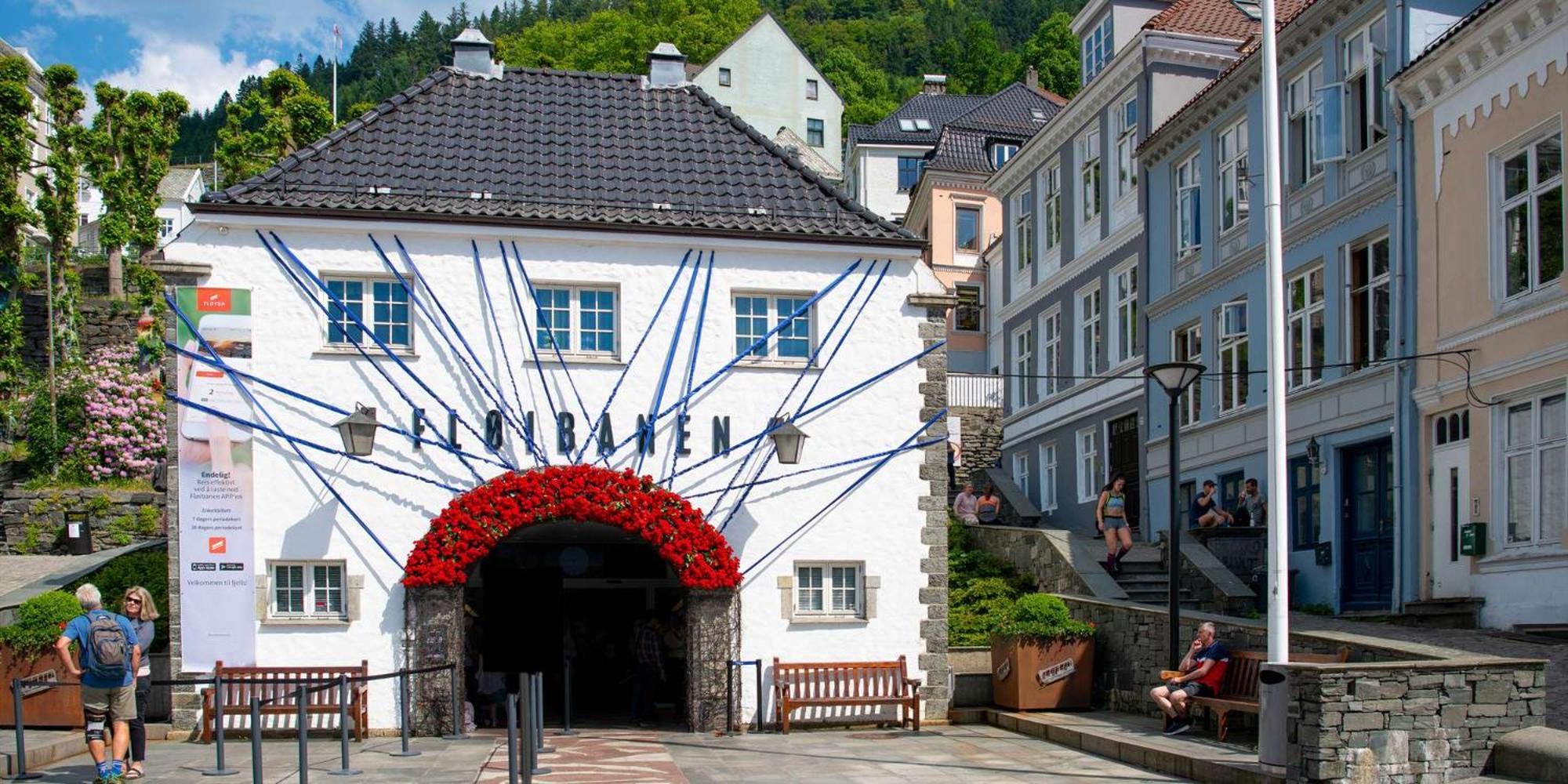 Апартаменты Bryggen // Floyen Living Берген Экстерьер фото