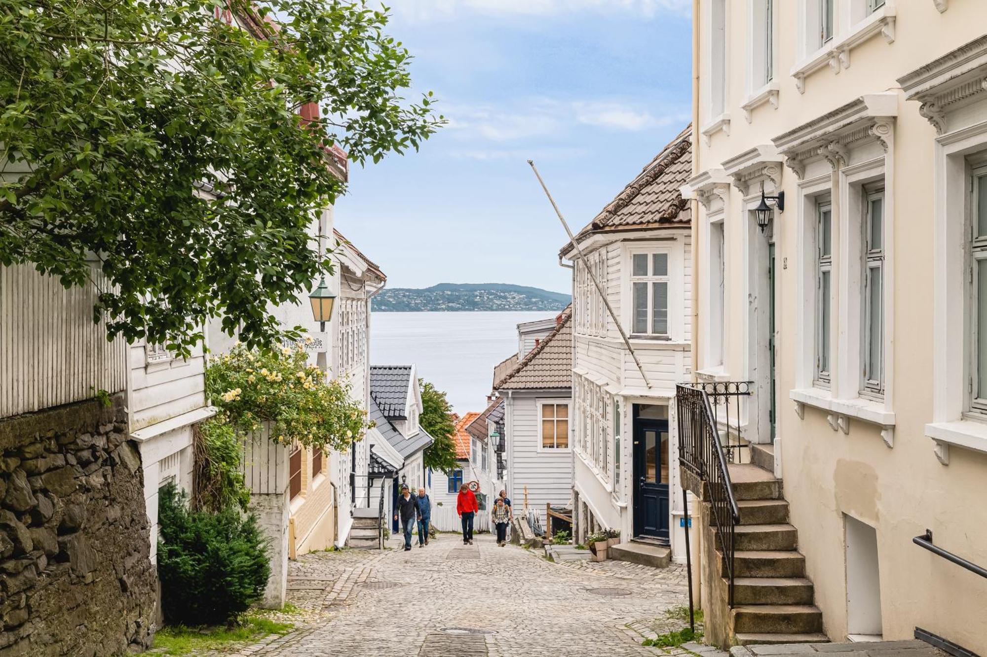 Апартаменты Bryggen // Floyen Living Берген Экстерьер фото