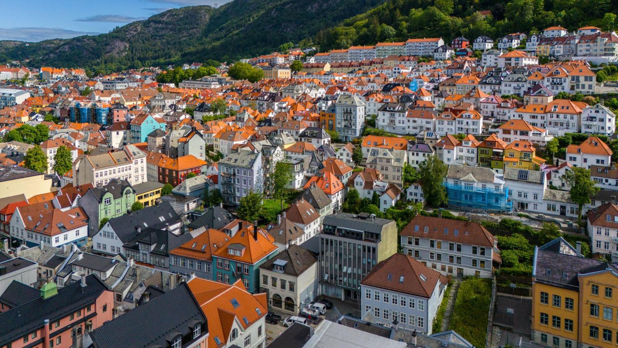 Апартаменты Bryggen // Floyen Living Берген Экстерьер фото